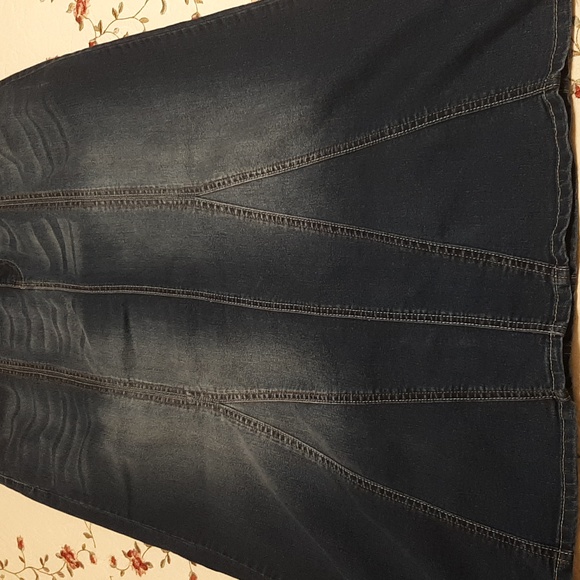 C Established 1946 Women's 14 Denim Maxi Skirt - Picture 10 of 11